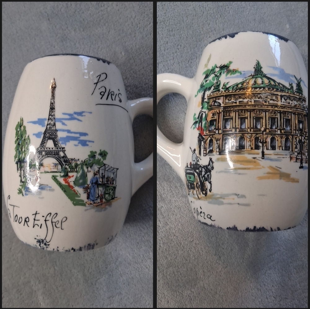 La Tour Eiffel Paris Souvenir Ceramic Coffee Cup